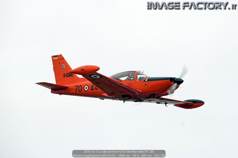 2019-10-13 Linate Airshow 4216 SIAI-Marchetti SF-260.jpg